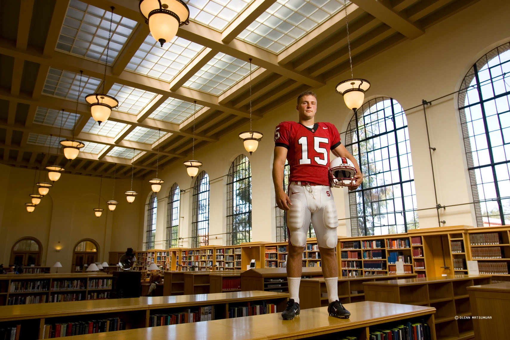 Stanford football kicker, Mike Sgroi